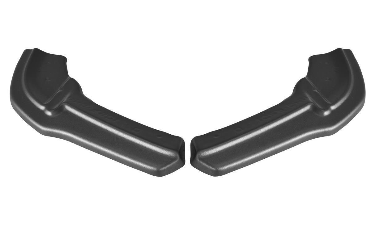 Heck Ansatz Flaps Diffusor für Mercedes A W176 AMG Facelift schwarz matt