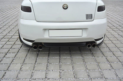 Heck Ansatz Flaps Diffusor für Alfa Romeo GT schwarz matt