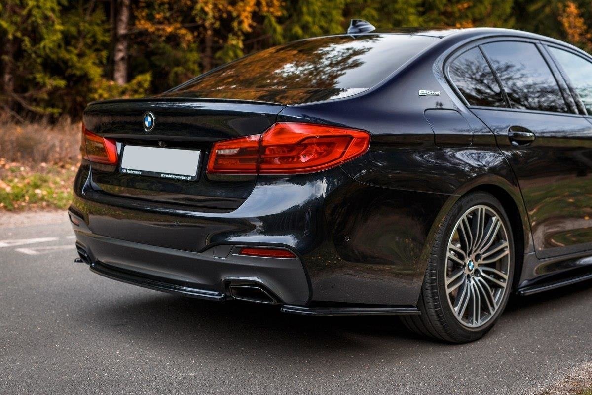 Mittlerer Diffusor Heck Ansatz für BMW 5er G30/ G31 M-Paket Carbon Look