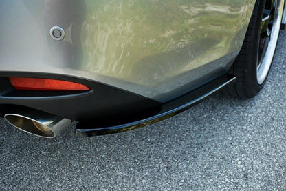 Heck Ansatz Flaps Diffusor für Mazda 6 GJ (Mk3) Wagon schwarz matt