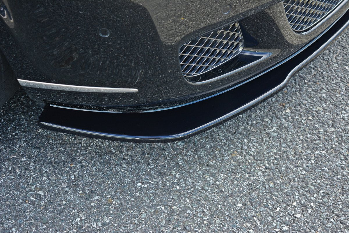 Front Ansatz V.1 für BENTLEY CONTINENTAL GT schwarz Hochglanz