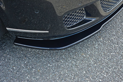 Front Ansatz V.1 für BENTLEY CONTINENTAL GT schwarz Hochglanz