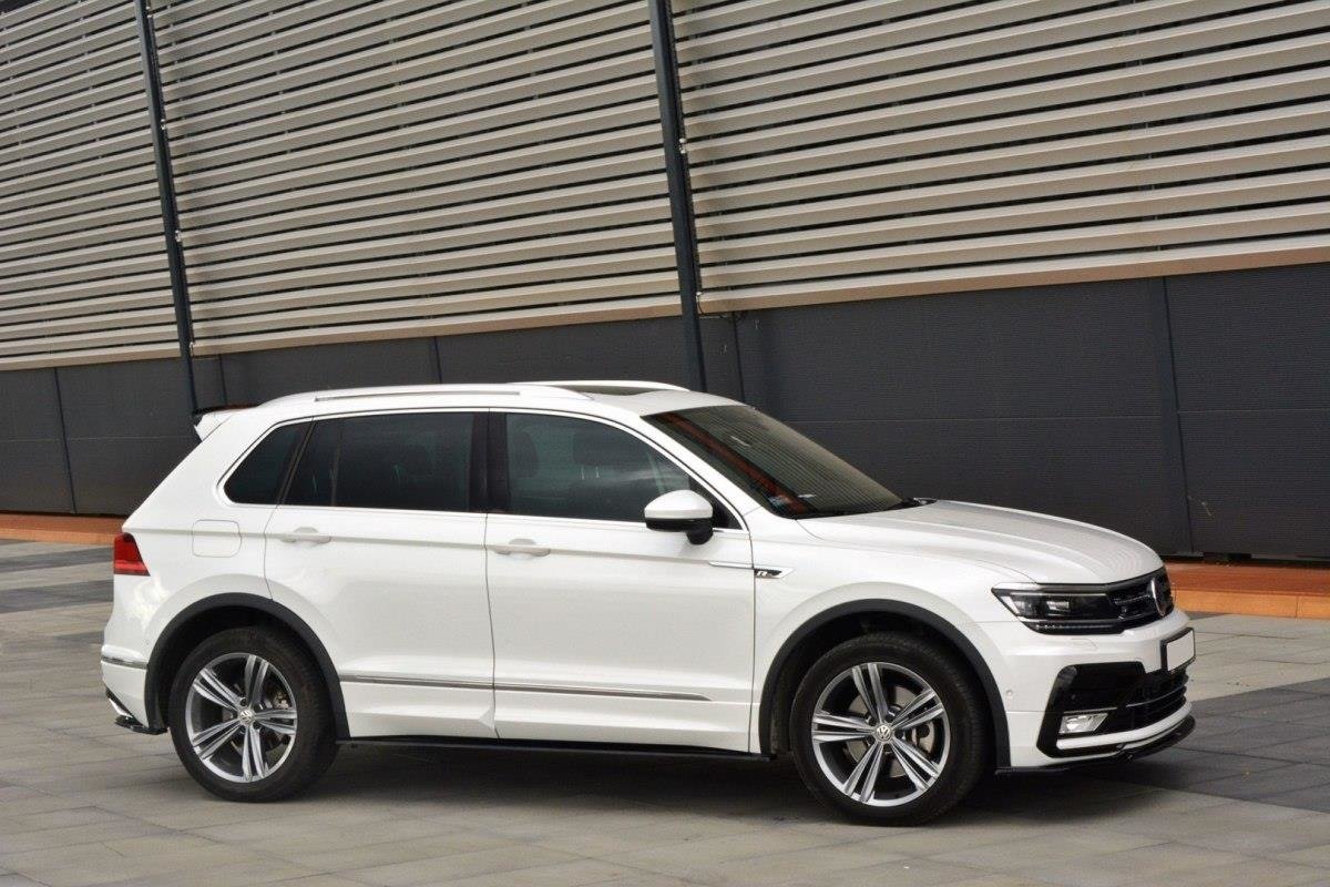 Seitenschweller Ansatz für Vw Tiguan Mk2 R-Line schwarz Hochglanz