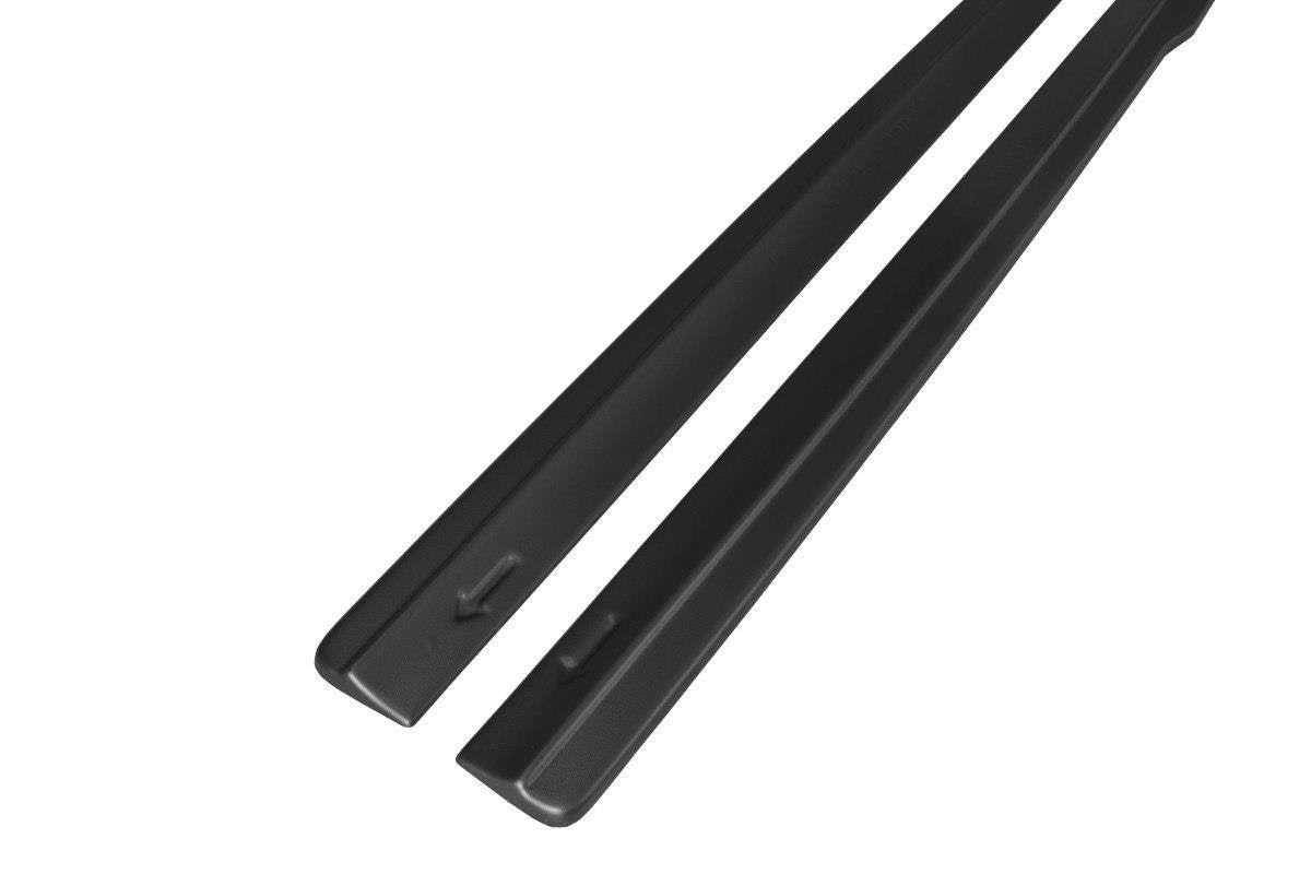 Seitenschweller Ansatz für Audi TT S / TT S-Line 8J  schwarz matt