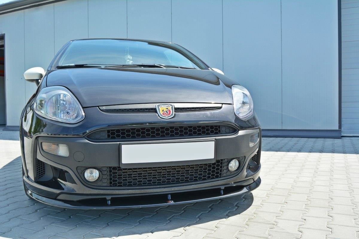 Front Ansatz für Fiat Punto Evo Abarth schwarz Hochglanz