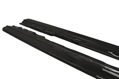 Seitenschweller Ansatz für Audi S4 / A4 S-Line B9 Carbon Look