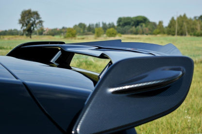 Spoiler CAP für Mercedes A W176 AMG Facelift schwarz matt
