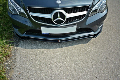Front Ansatz V.1 für Mercedes E W212 schwarz Hochglanz