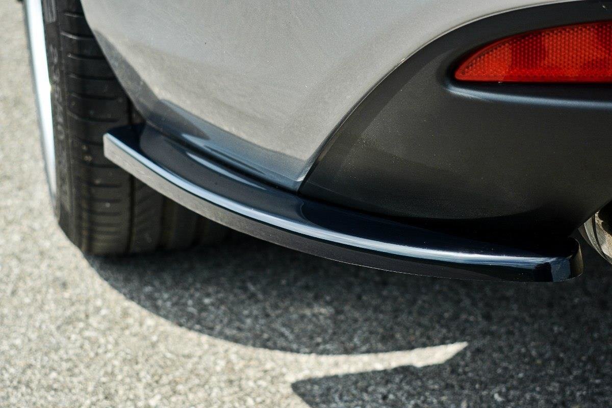 Heck Ansatz Flaps Diffusor für Mazda 6 GJ (Mk3) Wagon schwarz matt