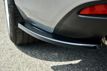 Heck Ansatz Flaps Diffusor für Mazda 6 GJ (Mk3) Wagon schwarz matt