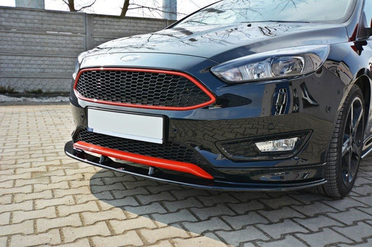 Front Ansatz V.1 für Ford Focus ST-Line Mk3 FL Carbon Look