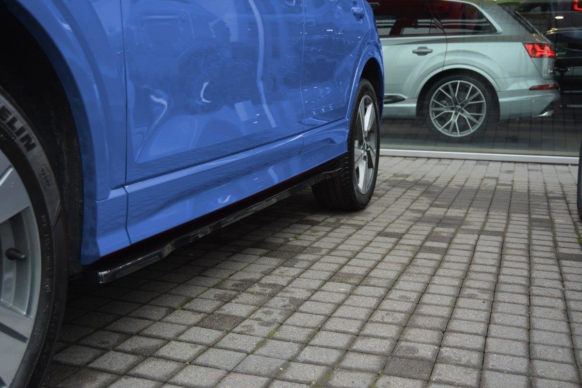 Seitenschweller Ansatz für Audi Q2 Mk.1 Carbon Look