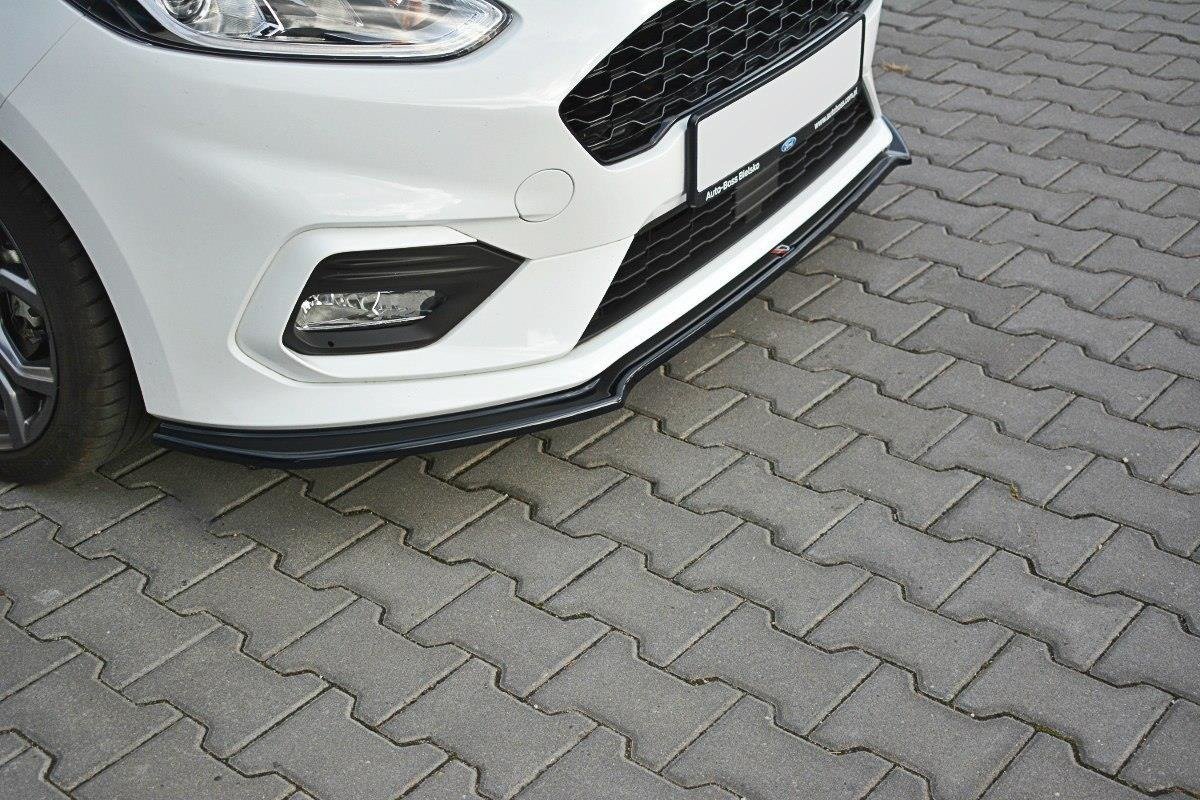 Front Ansatz V.1 für Ford Fiesta Mk8 ST / ST-Line schwarz Hochglanz
