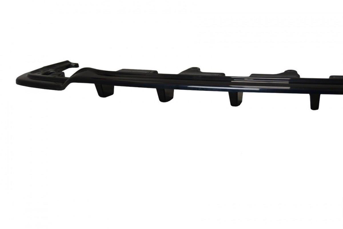 Mittlerer Diffusor Heck Ansatz für Lexus RX Mk4 H DTM LOOK schwarz Hochglanz