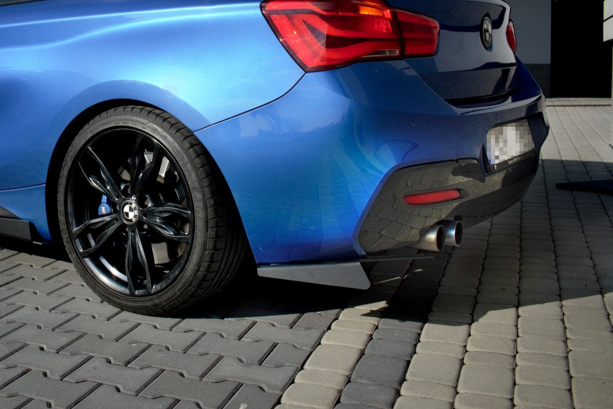 Heck Ansatz Flaps Diffusor für BMW 1er F20/F21 M-Power FACELIFT