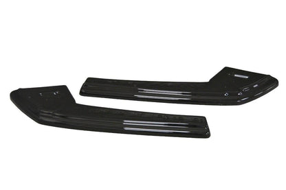 Heck Ansatz Flaps Diffusor für Audi A4 B9 S-Line schwarz matt
