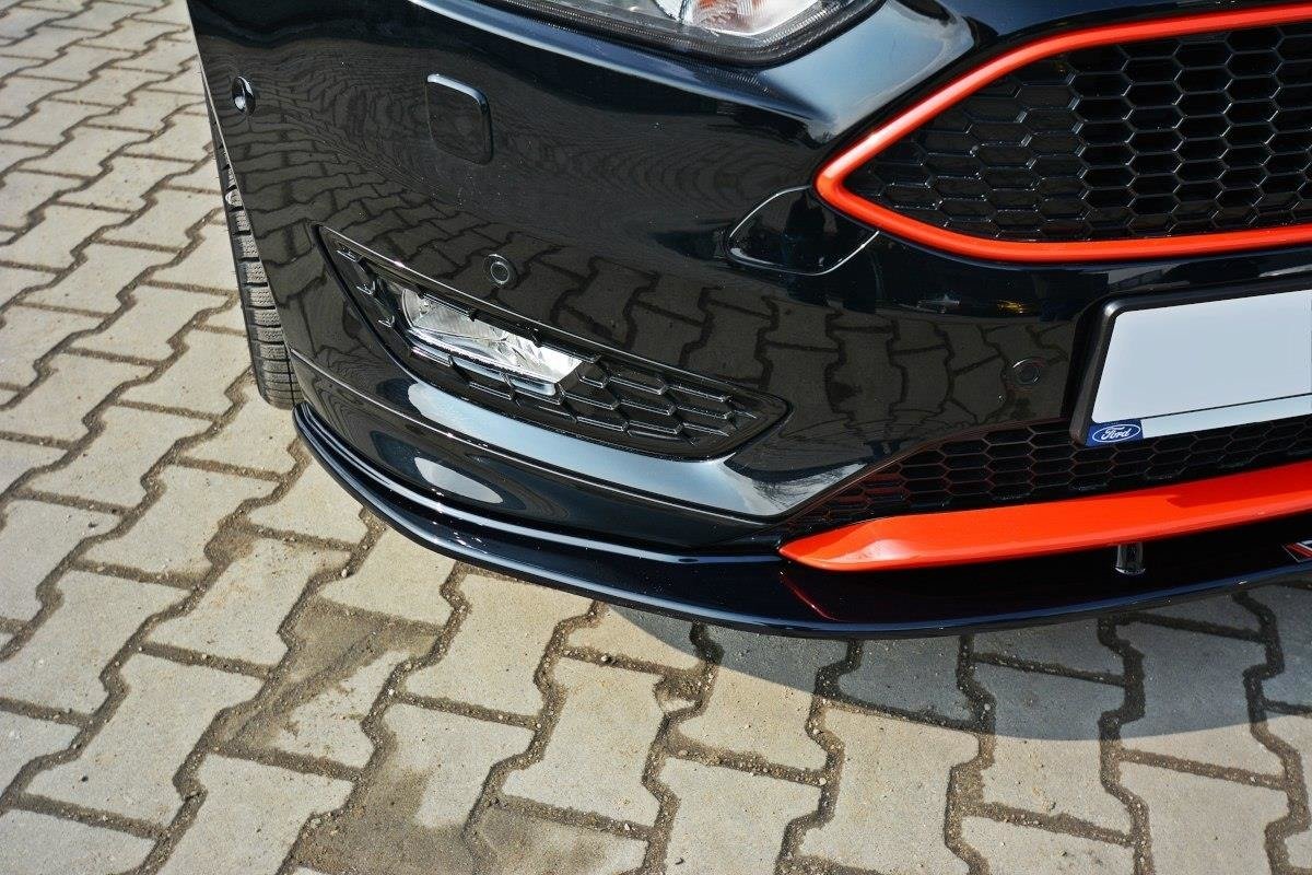 Front Ansatz V.1 für Ford Focus ST-Line Mk3 FL schwarz matt