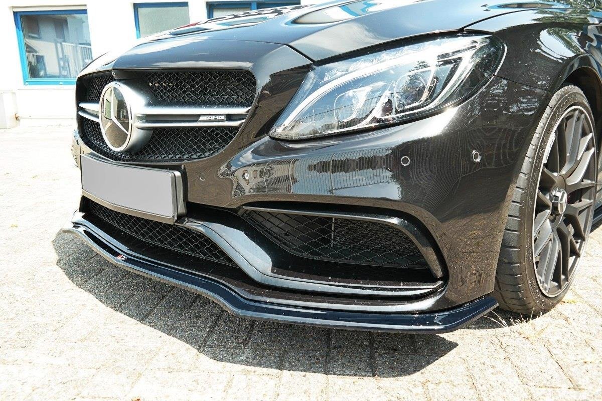 Front Ansatz V.1 für Mercedes C-Klasse S205 63 AMG Kombi Carbon Look
