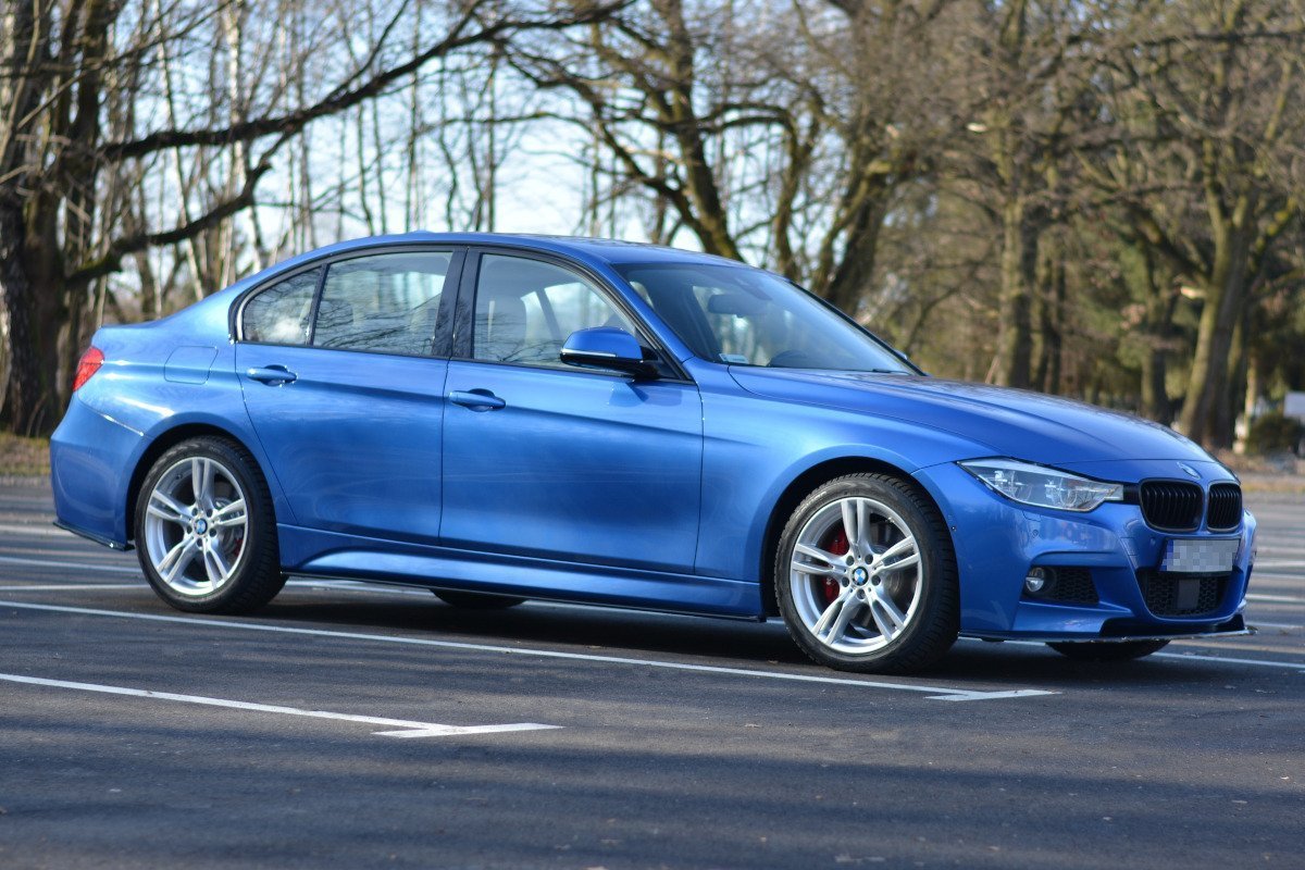 Seitenschweller Ansatz für BMW 3er F30 PHASE-II SEDAN M-SPORT schwarz Hochglanz