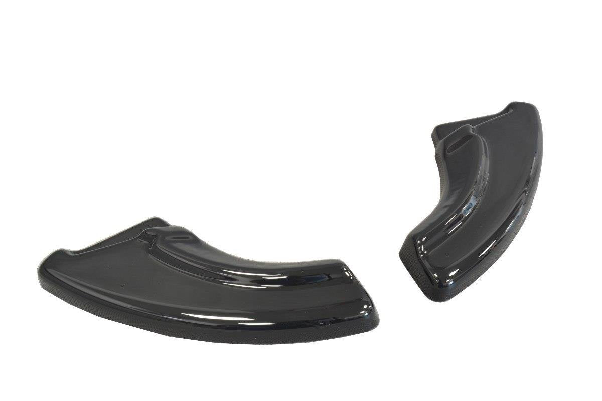 Heck Ansatz Flaps Diffusor für Fiat Punto Evo Abarth schwarz matt