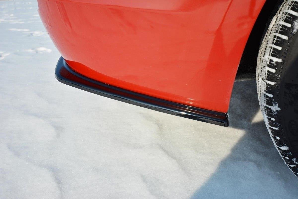 Heck Ansatz Flaps Diffusor für BMW 3er F30 Carbon Look
