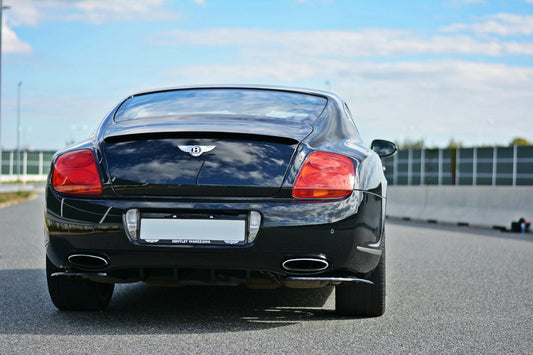 Heck Ansatz Flaps Diffusor für BENTLEY CONTINENTAL GT Carbon Look