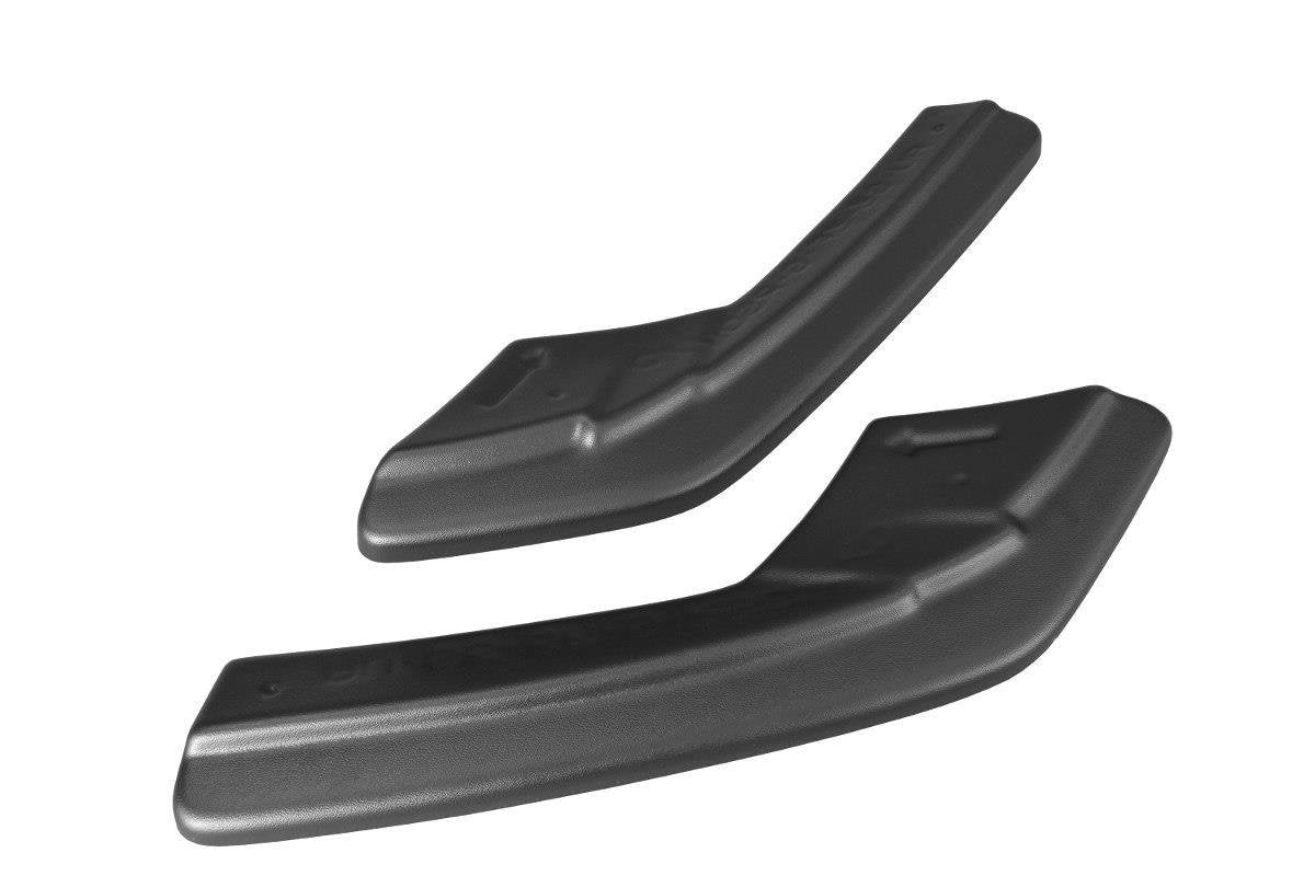Heck Ansatz Flaps Diffusor für Audi S3 / A3 S-Line 8V FL Limousine schwarz matt