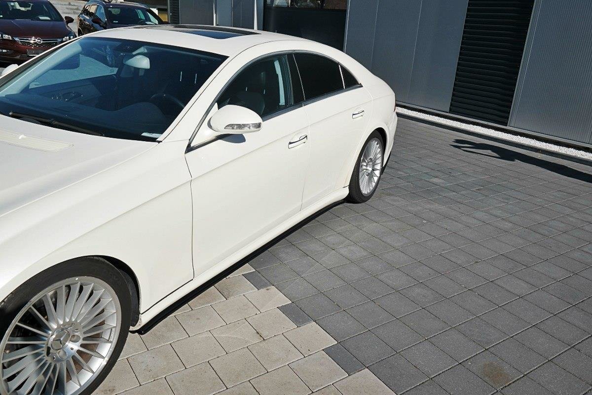Seitenschweller Ansatz für Mercedes CLS C219 55AMG Carbon Look