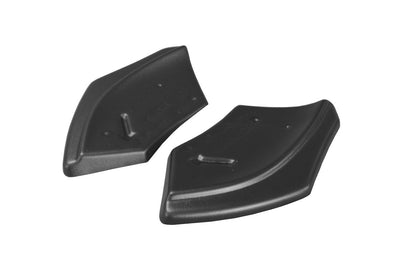 Heck Ansatz Flaps Diffusor für VOLKSWAGEN SCIROCCO MK.3 R FACELIFT Carbon Look