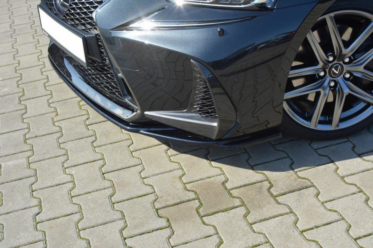 Front Ansatz V.1 für Lexus IS Mk3 Facelift F-Sport schwarz matt