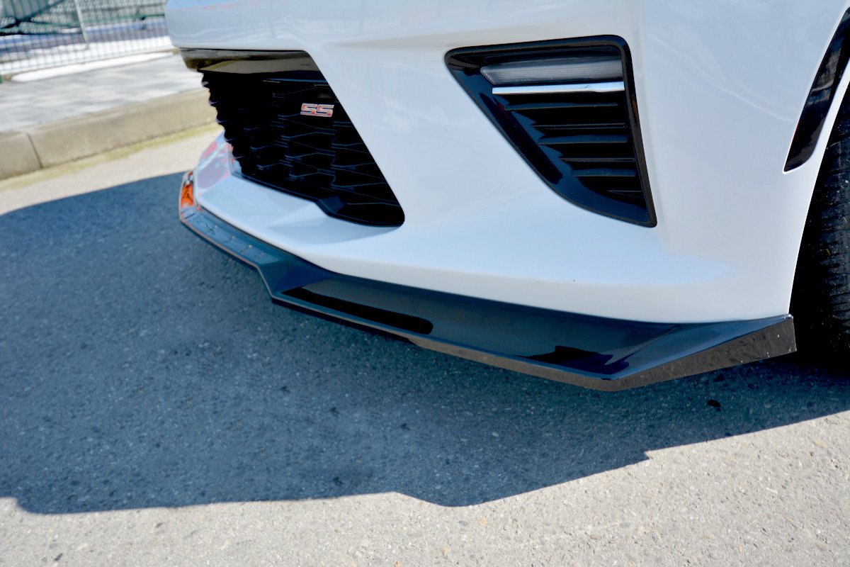 Front Ansatz V.1 für CHEVROLET CAMARO 6TH-GEN. PHASE-I 2SS COUPE schwarz matt