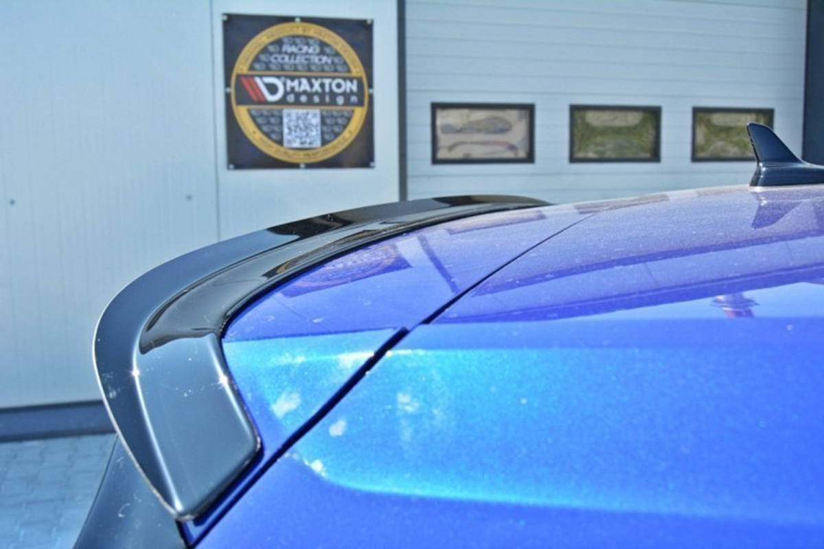 Spoiler CAP V.1 für Volkswagen Golf 7 / 7 Facelift R / R-Line / GTI  schwarz matt