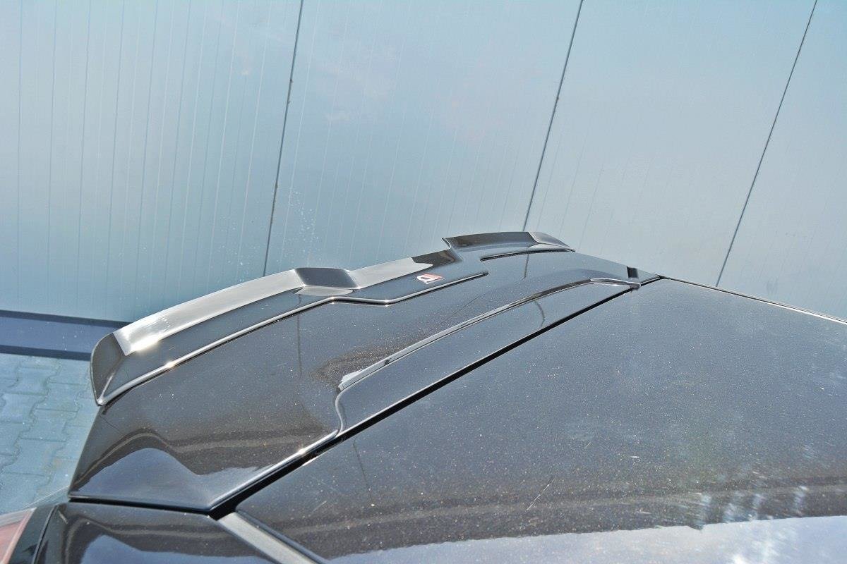 Spoiler CAP für Fiat Punto Evo Abarth schwarz Hochglanz