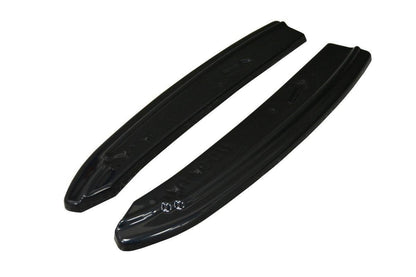 Heck Ansatz Flaps Diffusor für Audi S6 / A6 S-Line C7 FL Avant schwarz matt