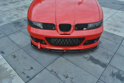 Front Ansatz für v.1 Seat Leon Mk1 Cupra schwarz matt