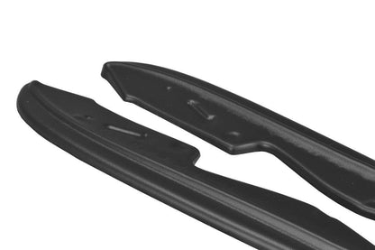 Heck Ansatz Flaps Diffusor für BMW 3er E90 M Paket schwarz matt