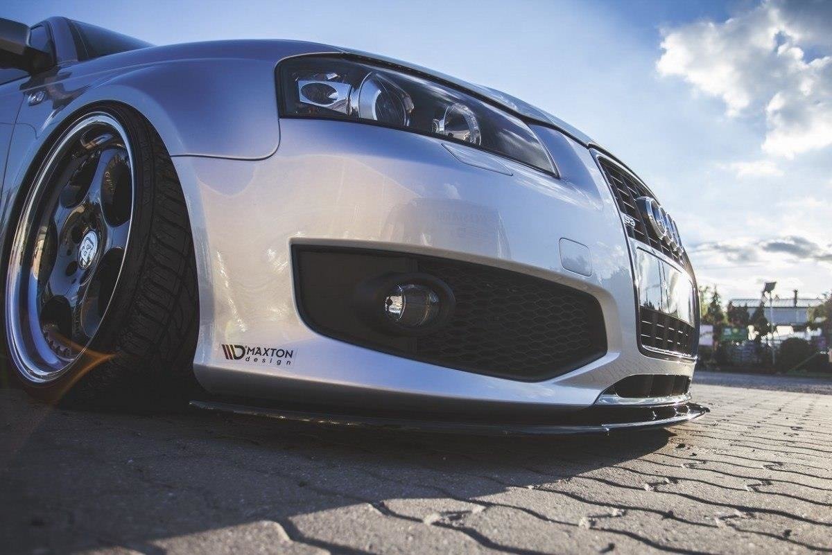 Front Ansatz für Audi S3 8P  schwarz matt