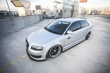Front Ansatz für Audi S3 8P  schwarz matt