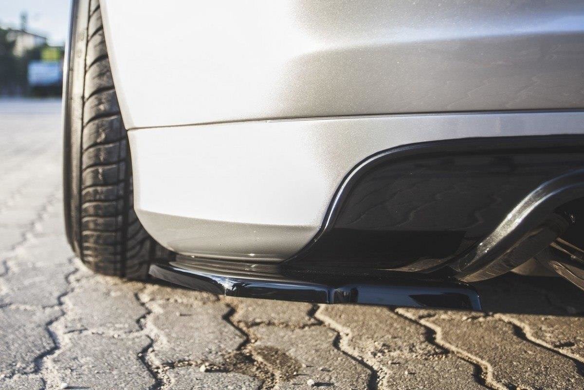 Heck Ansatz Flaps Diffusor für Audi S3 8P / S3 8P FL schwarz matt