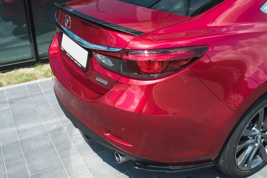 Spoiler CAP für Mazda 6 GJ (Mk3) Facelift Carbon Look