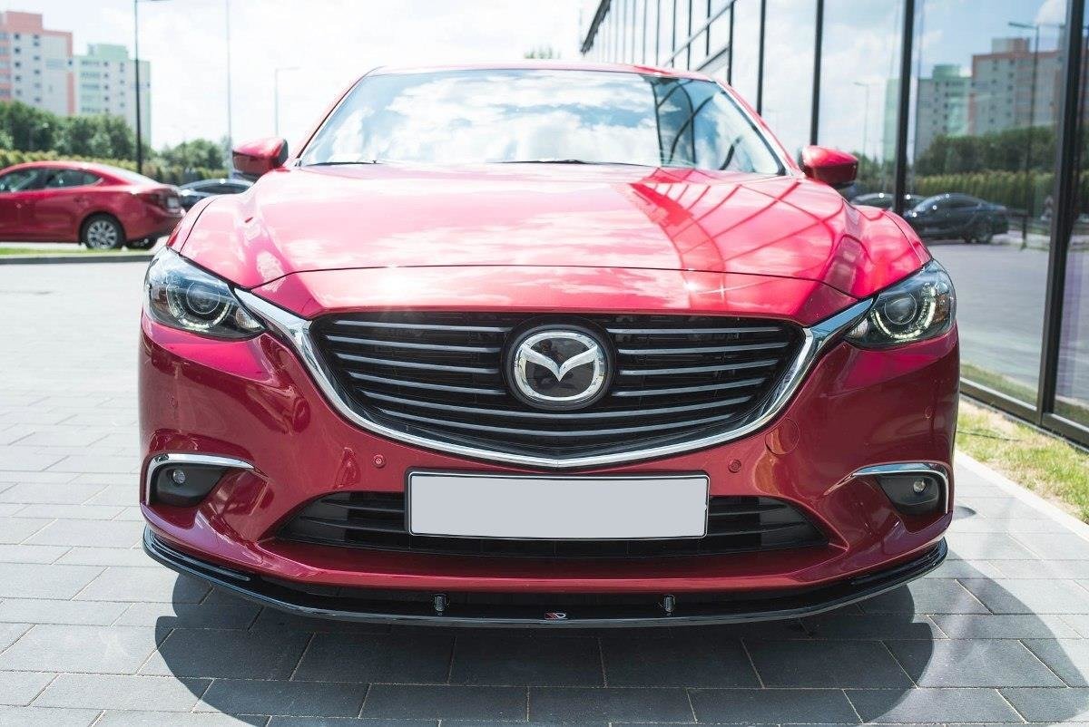 Front Ansatz V.1 für Mazda 6 GJ (Mk3) Facelift Carbon Look