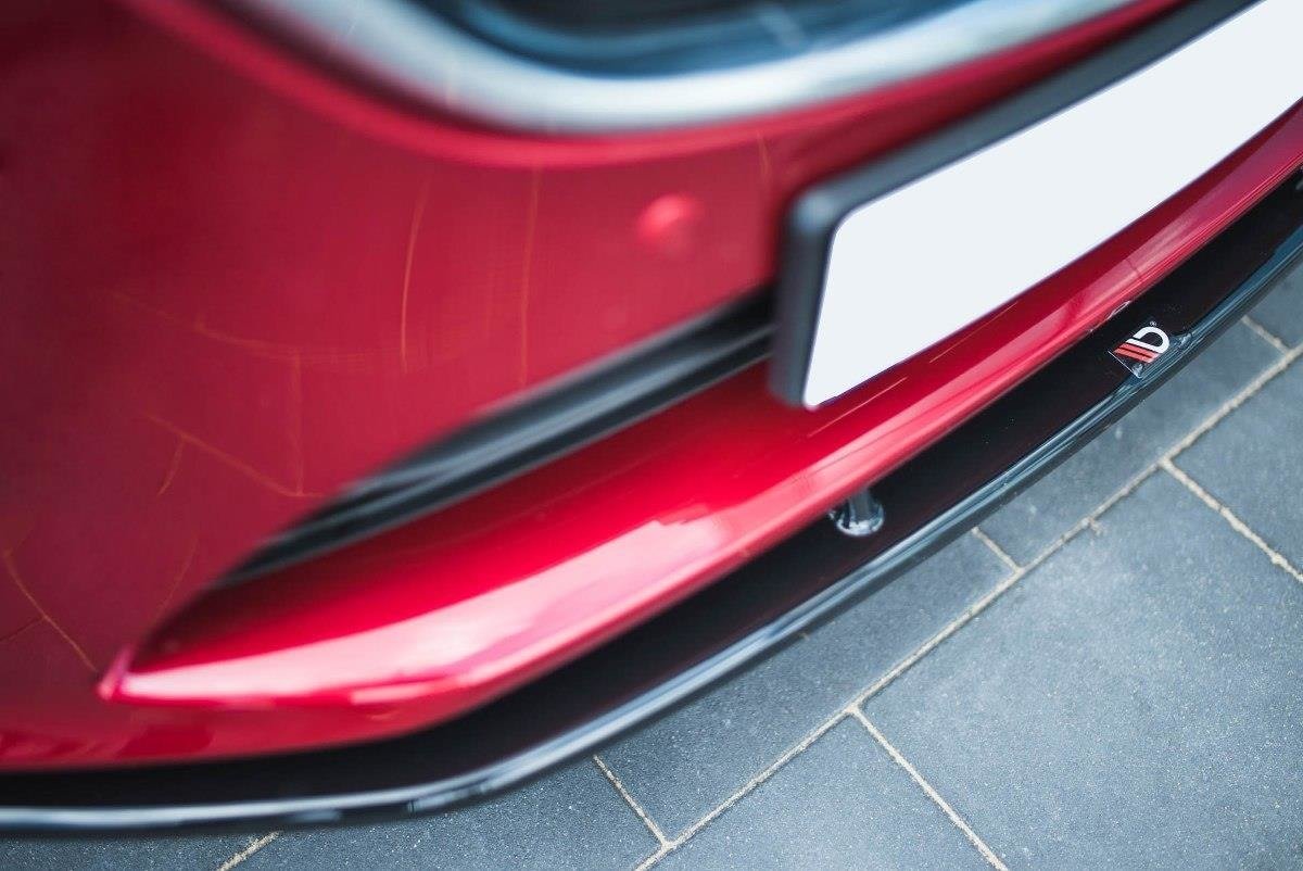 Front Ansatz V.1 für Mazda 6 GJ (Mk3) Facelift schwarz Hochglanz