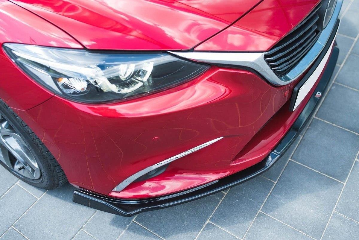 Front Ansatz V.2 für Mazda 6 GJ (Mk3) Facelift schwarz matt