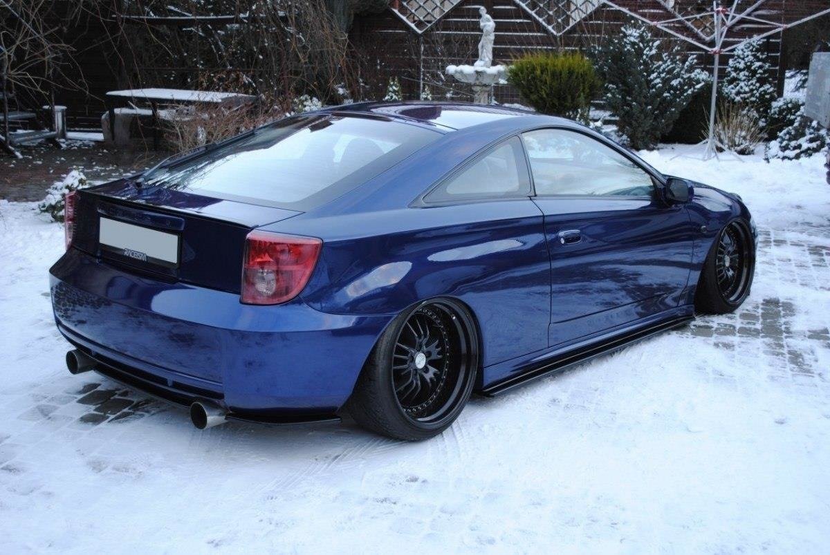 Mittlerer Diffusor Heck Ansatz für TOYOTA CELICA T23 vor Facelift Carbon Look