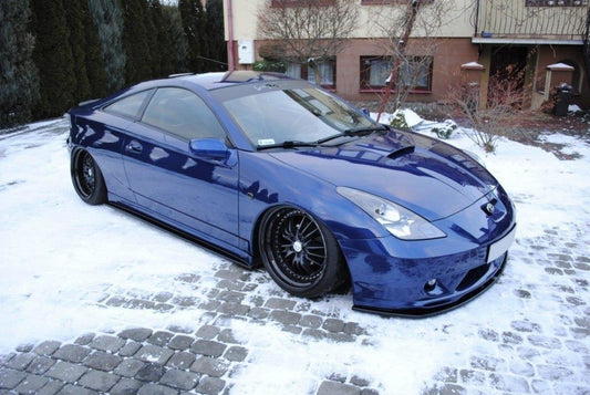 Seitenschweller Ansatz für TOYOTA CELICA T23 TS vor Facelift schwarz matt