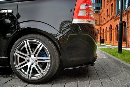 Heck Ansatz Flaps Diffusor für OPEL ZAFIRA B OPC / VXR Carbon Look