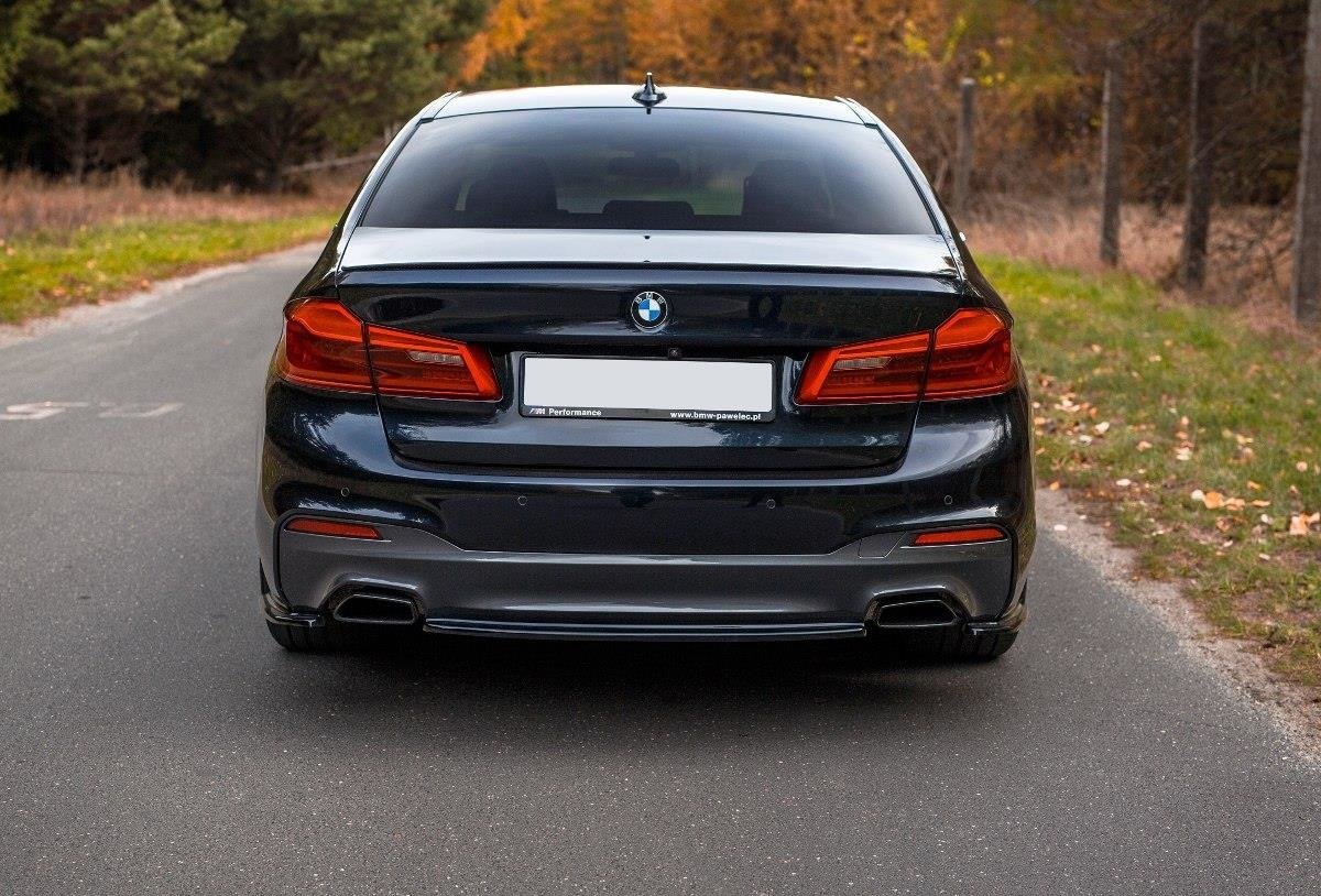 Mittlerer Diffusor Heck Ansatz für BMW 5er G30/ G31 M-Paket Carbon Look