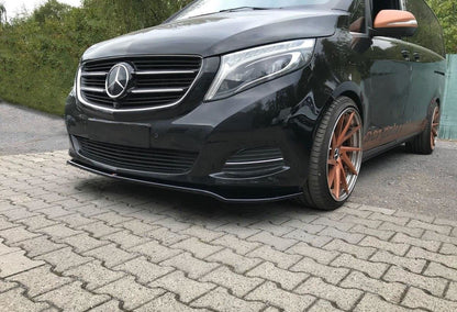 Front Ansatz für v.3 Mercedes V-Klasse W447 schwarz matt