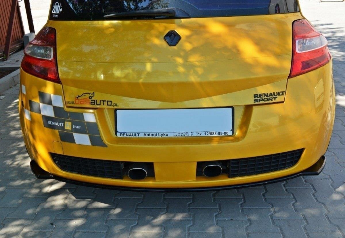 Diffusor Heck Ansatz für RENAULT MEGANE II RS Carbon Look