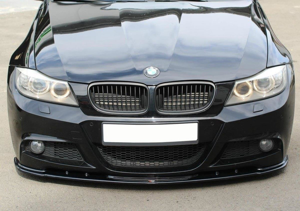 Front Ansatz V.1 für BMW 3er E91 M Paket FACELIFT schwarz matt